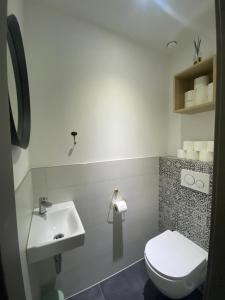 Koupelna v ubytování Apartments Bogic