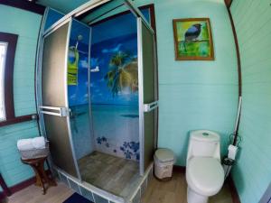 Vannituba majutusasutuses Coyote Rooms