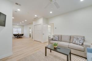 A seating area at St Clair Apartment - Walk to River and Boardwalk!