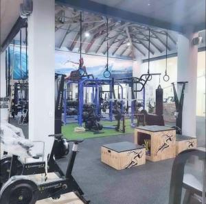 a gym with a weight room with machines at 362@BallitoHills in Ballito