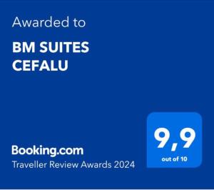 een screenshot van een mobiele telefoon met de tekst toegekend aan bm suites credential bij BM SUITES CEFALU in Cefalù