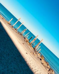 a view of the beach and the ocean at Decades in Port Willunga