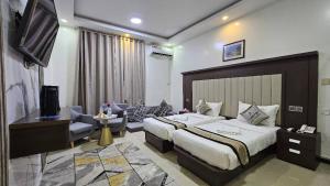 فندق ماريوت عدن السياحي Marriott Aden Hotel客房内的一张或多张床位