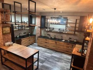 Una cocina o zona de cocina en Guest house Garden Beach