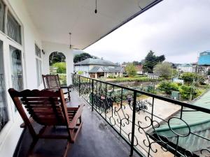 Balkón nebo terasa v ubytování Sapu's Mountain breeze Nuwara Eliya