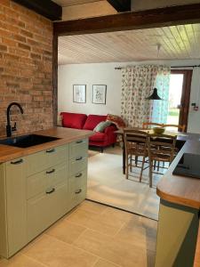 A kitchen or kitchenette at Lunkaberg Bed & Breakfast