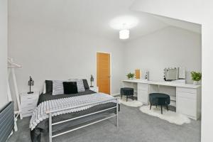 Postelja oz. postelje v sobi nastanitve City Link - Abbeydale Sheffield Central - Lux 3 bed, wifi, street parking, links