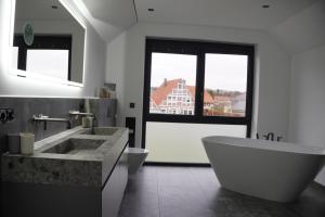 Koupelna v ubytování Ferienhaus in Lüneburg + 33 fotografií