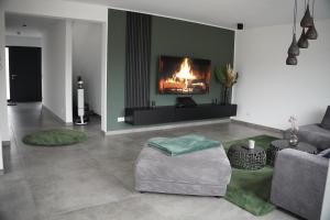 Posezení v ubytování Ferienhaus in Lüneburg