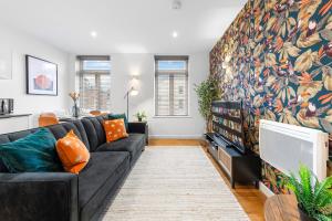 Χώρος καθιστικού στο Modern One Bedroom Apartment London - Staines TW18