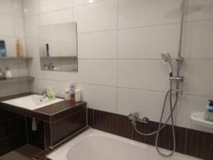 Kúpeľňa v ubytovaní Apartmán u Petrů 1