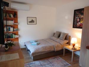 Katil atau katil-katil dalam bilik di Deluxe studio & apartments Alexander