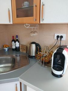 Dapur atau dapur kecil di Deluxe studio & apartments Alexander