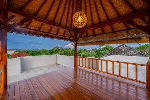 Μπαλκόνι ή βεράντα στο TC Villa Taman Mumbul Nusa Dua