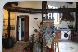 Kuchyň nebo kuchyňský kout v ubytování B&B Villa Loriana