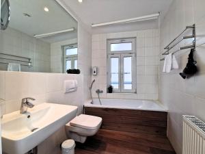 Et badeværelse på BohnApartments Am Anger - Zentrum - Vollausstattung - WLAN