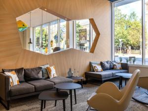 Posezení v ubytování B&B Hotel Hamburg-Altona