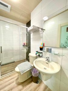 Koupelna v ubytování Banshan Yunxiu Homestay