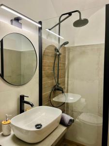 Ένα μπάνιο στο Apartament Turnul Olarilor