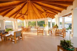 Balkón nebo terasa v ubytování Hotel Don Bululo Camping Lodge