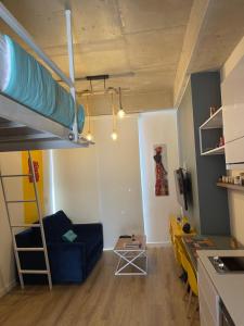 Postelja oz. postelje v sobi nastanitve Loft en Chapinero con todo lo que necesitas !