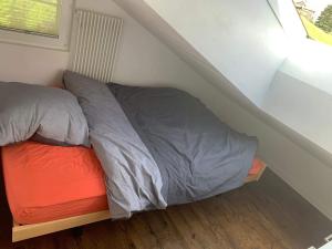 Postel nebo postele na pokoji v ubytování Chalet luzi