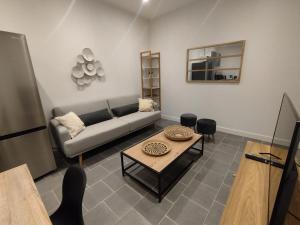 Χώρος καθιστικού στο Le Refuge des Voyageurs