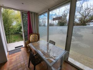 Balkón nebo terasa v ubytování GITE VENITIA T2