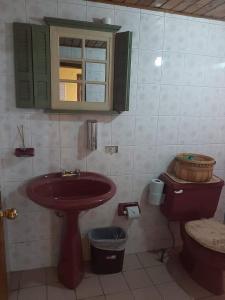 Ένα μπάνιο στο Posada Casa del Abuelo