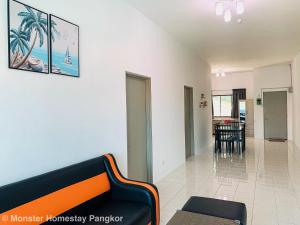 Posezení v ubytování Sunshine Lot 10 Pangkor