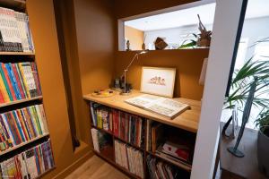 Biblioteket i villaen