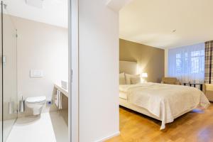 Voodi või voodid majutusasutuse Hotel Edelweiss toas