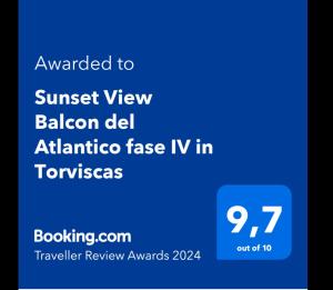 Kép Sunset View Balcon del Atlantico fase IV in Torviscas szállásáról Adejében a galériában