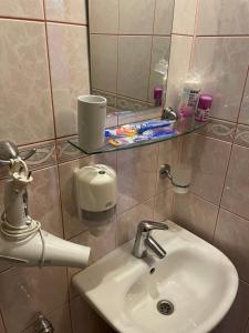 Koupelna v ubytování Hotel Jerevan