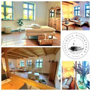 Posezení v ubytování Inselhuus Windkieker Fehmarn