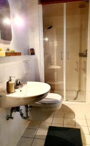 Koupelna v ubytování Inselhuus Windkieker Fehmarn