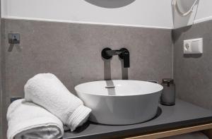 Koupelna v ubytování Hotel Pension Waldesruh