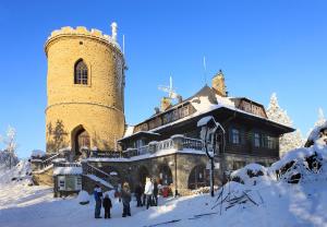 Hotel Konvice im Winter