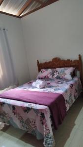 Katil atau katil-katil dalam bilik di Cantinho da Mata