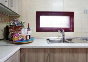A kitchen or kitchenette at Villa Amistad