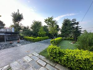 Taman di luar Snow Biscuit Villa