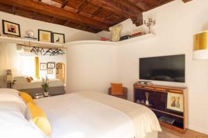 A television and/or entertainment centre at Giulia Luxury Suite