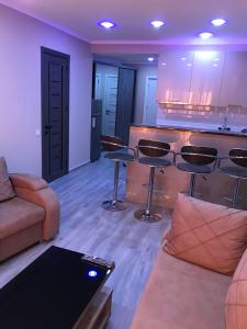 Posezení v ubytování New Gudauri Twins