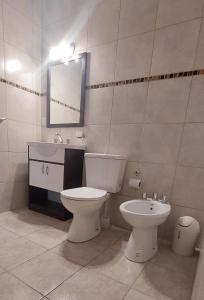 Koupelna v ubytování Caireles del Carnaval