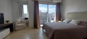 Postel nebo postele na pokoji v ubytování Caireles del Carnaval