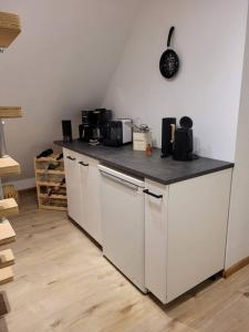 Kuchyň nebo kuchyňský kout v ubytování Watt´ne Bude in Büsum