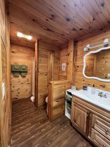 Koupelna v ubytování Firefly Fields 2-Acres With Guest House, Game Room, Mountain & River Views
