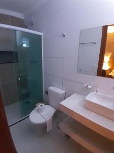 Ένα μπάνιο στο Hotel Da Orla