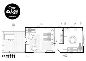 Fotografie z fotogalerie ubytování Onefourfour Apartment v Brandýse nad Labem - Staré Boleslavi