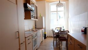 Kuchyň nebo kuchyňský kout v ubytování Sylvias Ferienwohnung Nr.3
